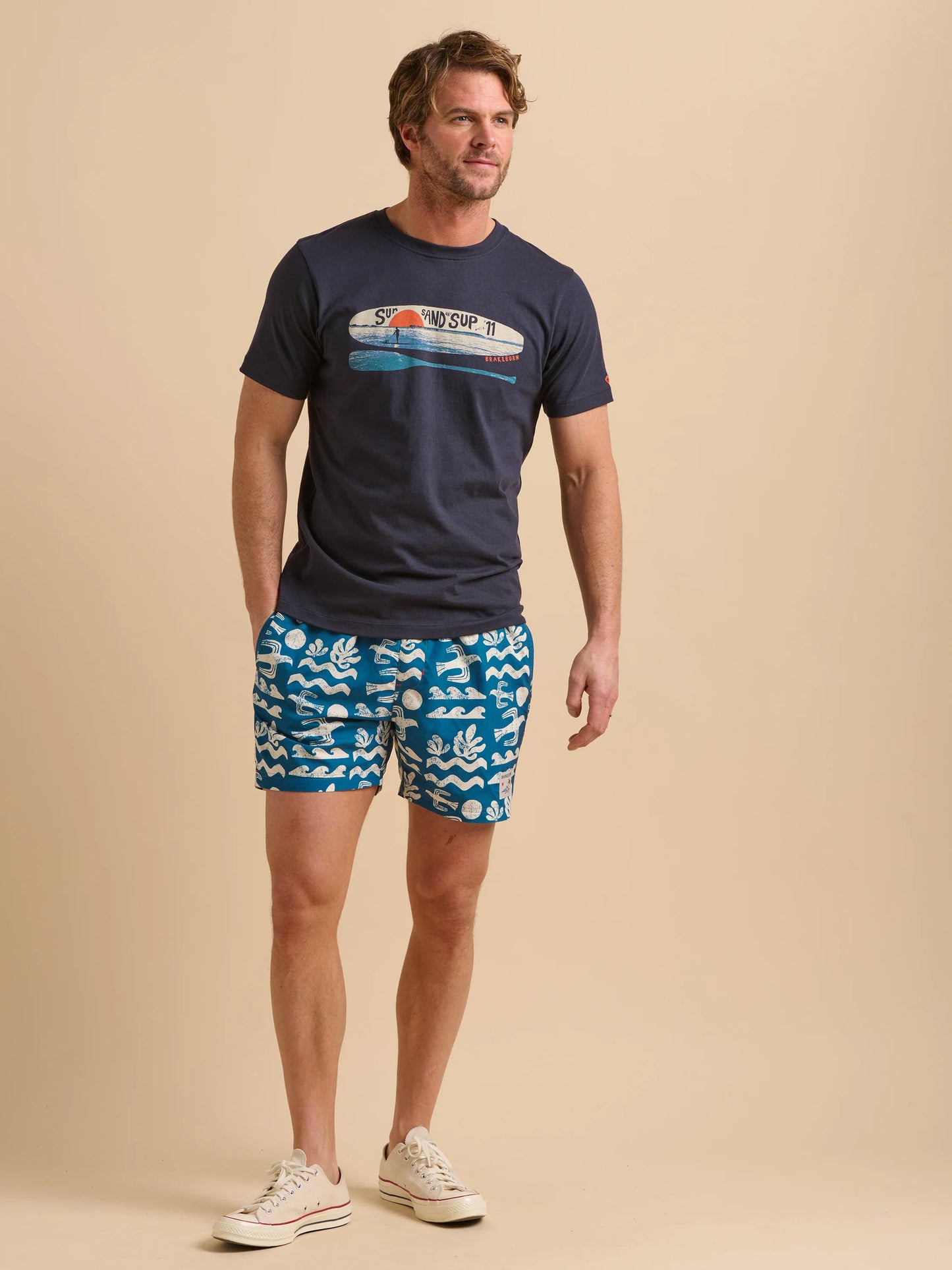 Brakeburn Sup Tee - Navy