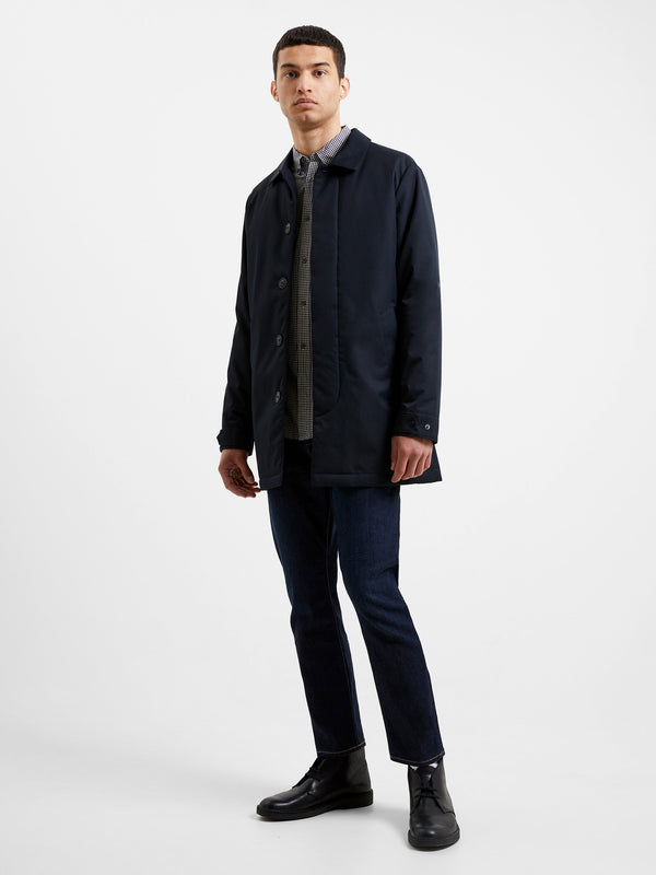 French Connection Wadded Mac - Dark Navy