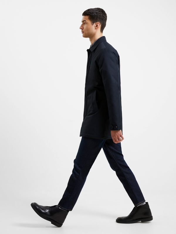 French Connection Wadded Mac - Dark Navy