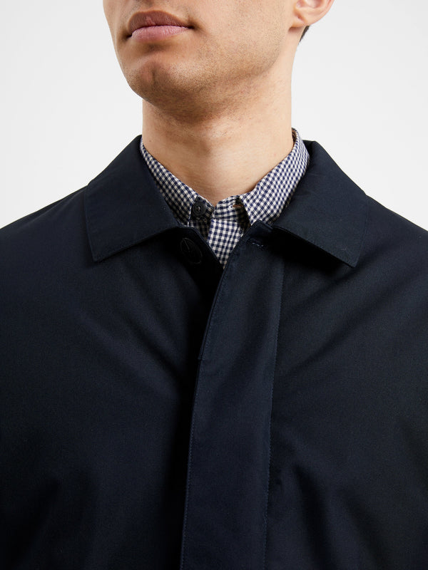 French Connection Wadded Mac - Dark Navy