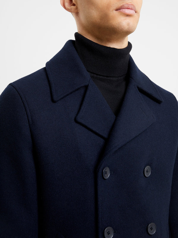 French Connection Double Breasted Peacoat
