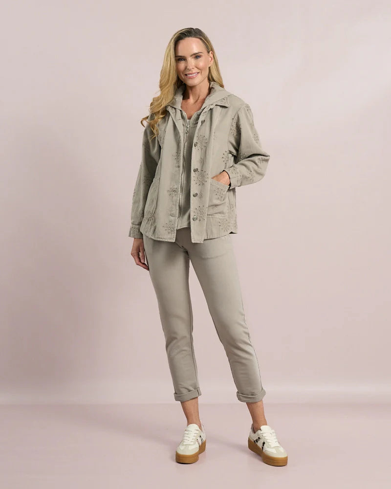 Deck Hooded Jacket - Beige