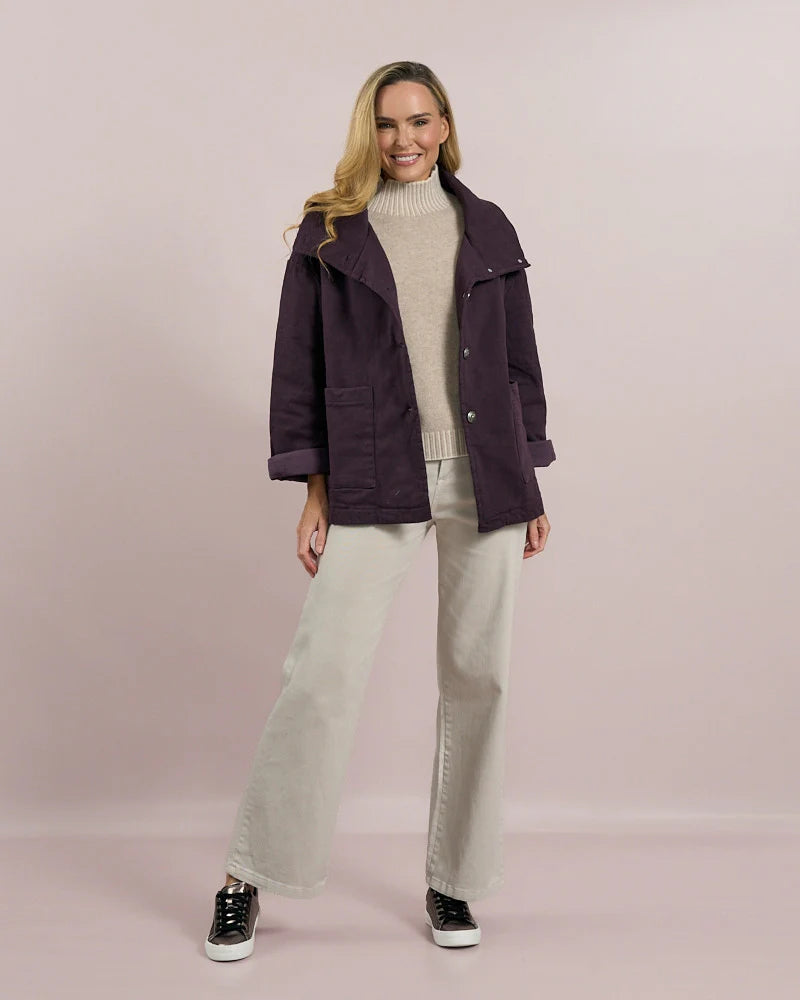Deck Casual Jacket - Mulberry
