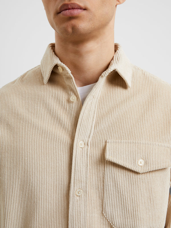 French Connection Cord Shacket - Stone