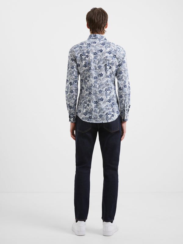 French Connection Floral Long Sleeve Shirt
