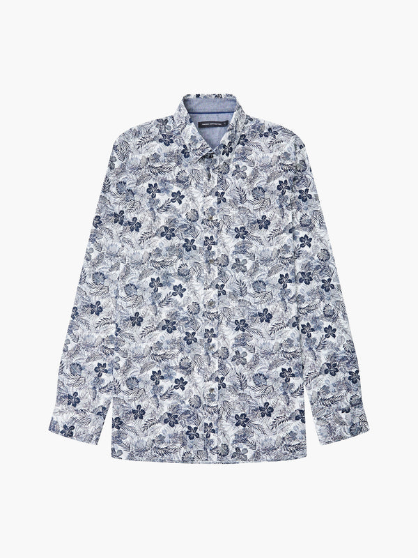French Connection Floral Long Sleeve Shirt