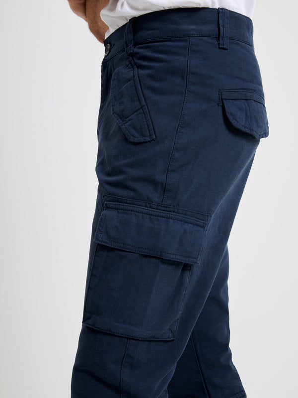 French Connection Cargo Trousers - Marine Navy