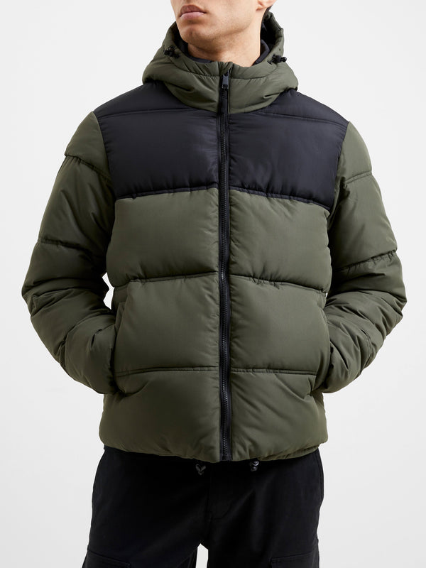 French Connection Padded Panel Hooded Coat