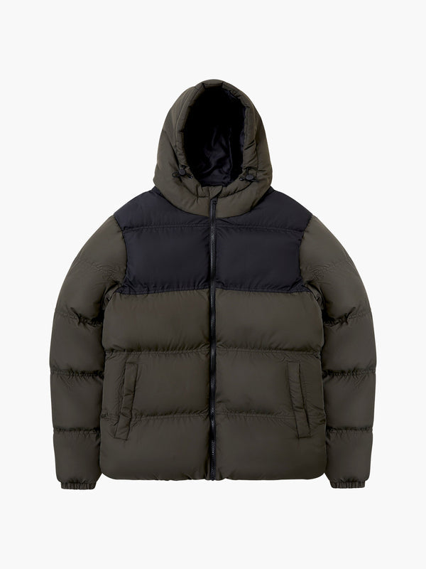 French Connection Padded Panel Hooded Coat