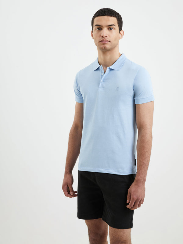 French Connection Polo Shirt - Sky