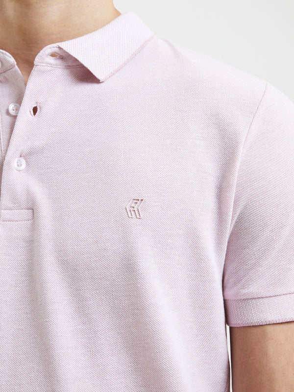 French Connection Polo Shirt - Pink Mel