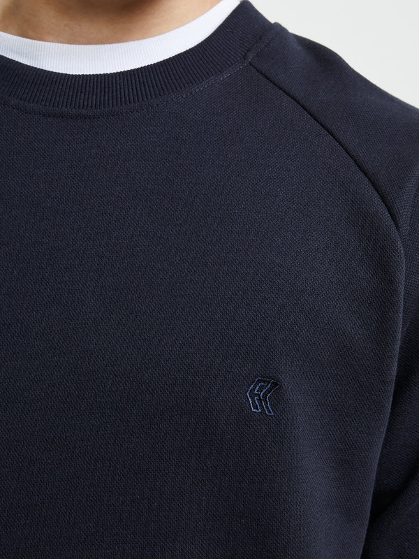 French Connection Crewneck - Marine Navy