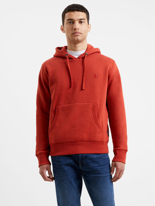 French Connection Hooded Sweatshirt - Burnt Orange