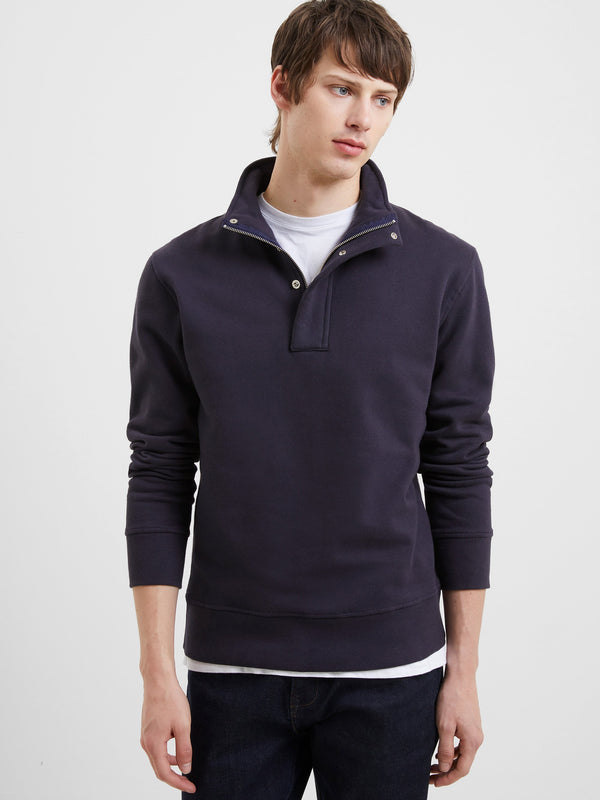 French Connection Funnel Neck Sweatshirt - Dark Navy