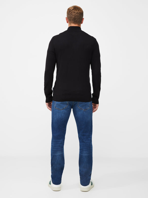 French Connection Half Zip Sweatshirt - Black