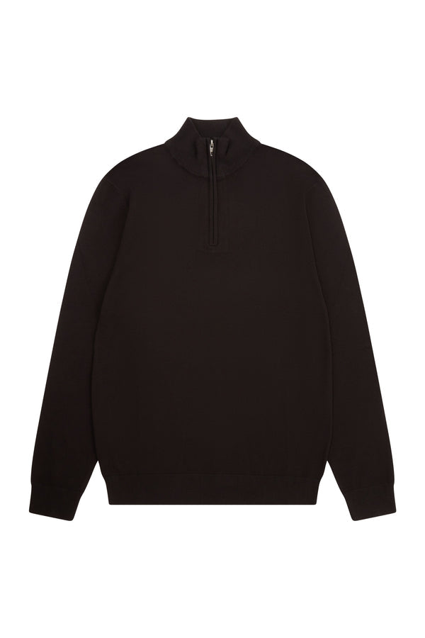 French Connection Half Zip Sweatshirt - Black
