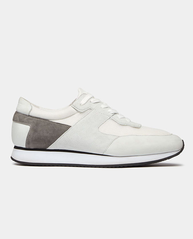 Remus Uomo Dezi Suede Trainer - White