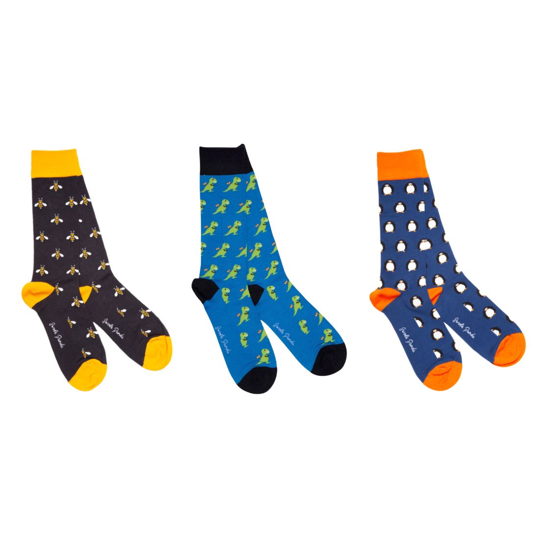 Swole Panda Fun Sock Box - 3 Pairs
