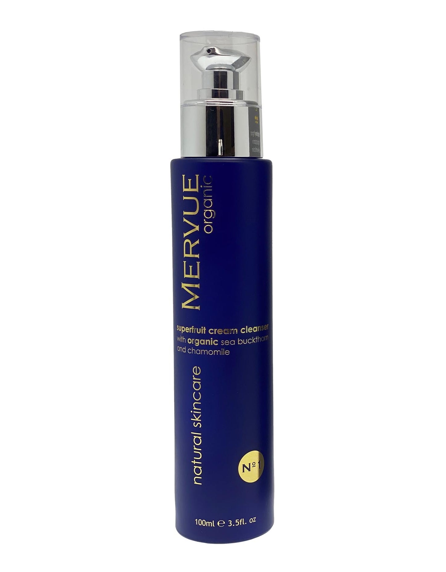 Mervue Organic Superfruit Cream Cleanser with Organic Sea Buckthorn & Camomile - 100ml