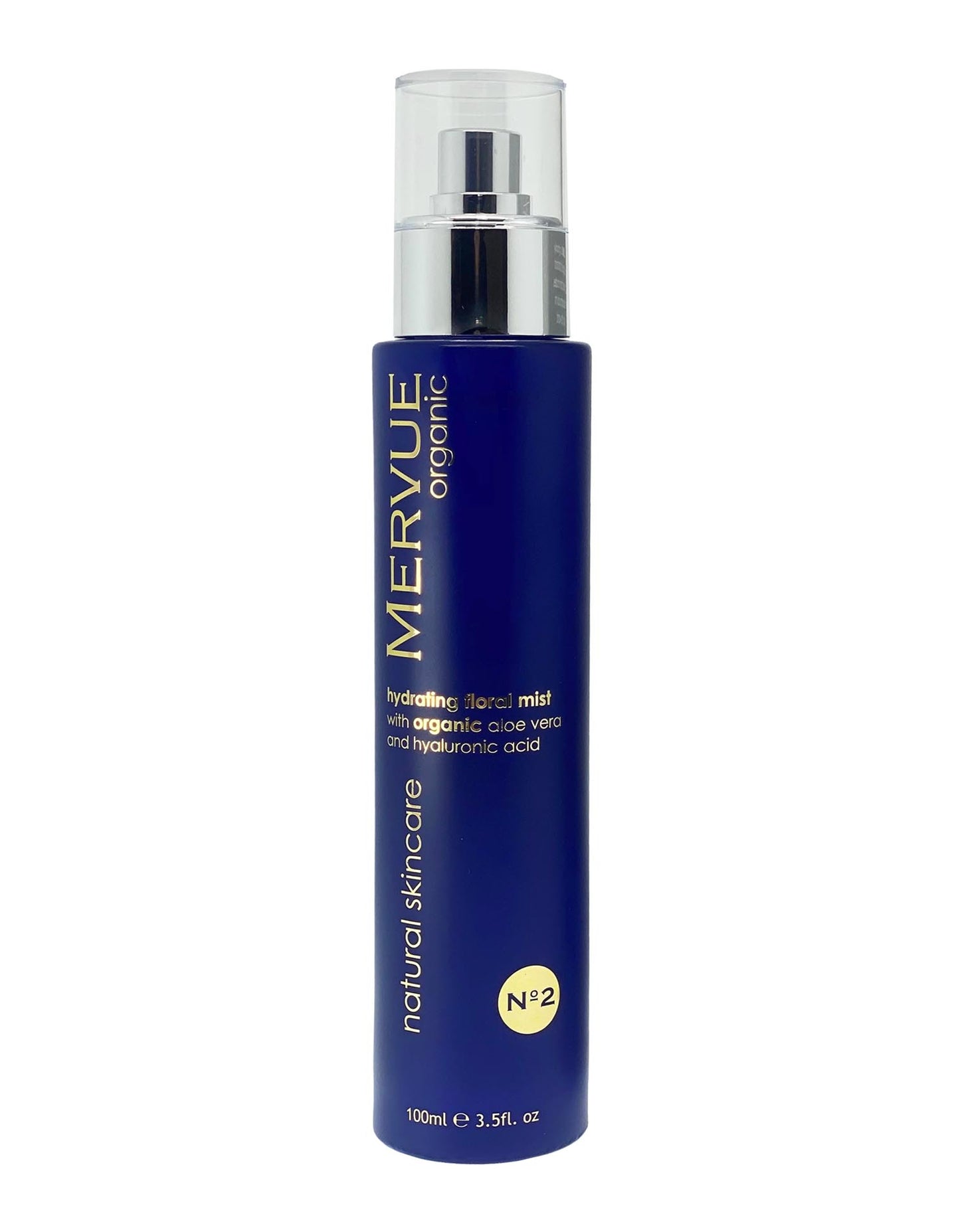 Mervue Organic Hydrating Floral Mist with Organic Aloe Vera & Hyaluronic Acid - 100ml