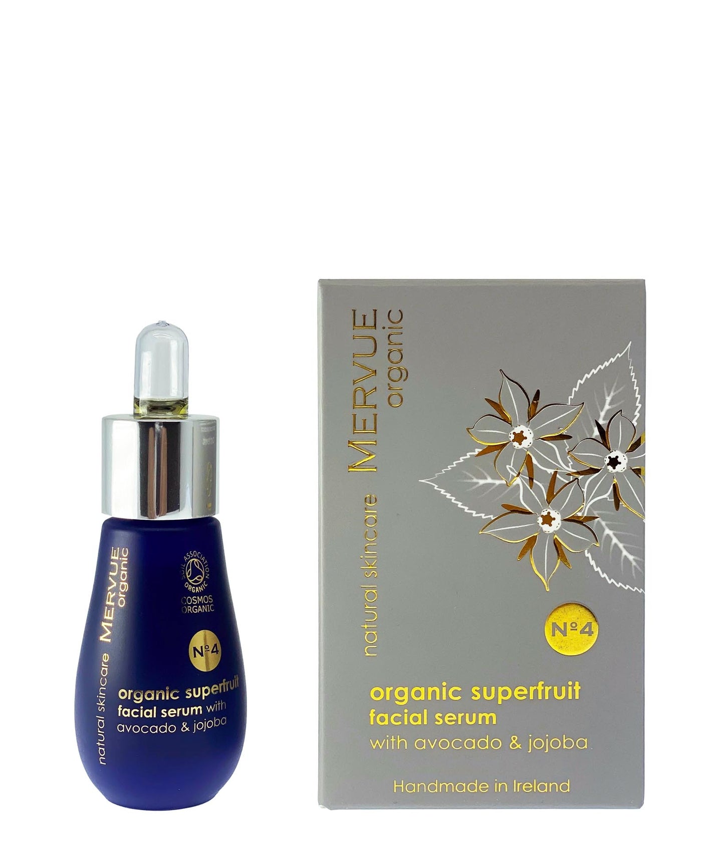 Mervue Organic Superfruit Facial Serum with Avocado and Jojoba - 15ml
