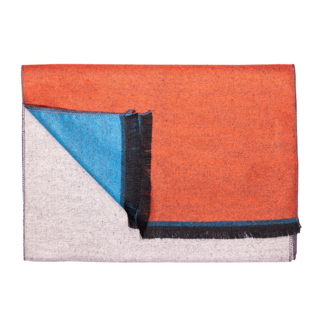 Swole Panda Bamboo Scarf - Orange Stripe