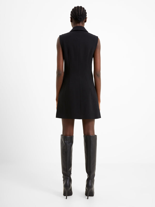 French Connection Sleeveless Tux Mini Dress