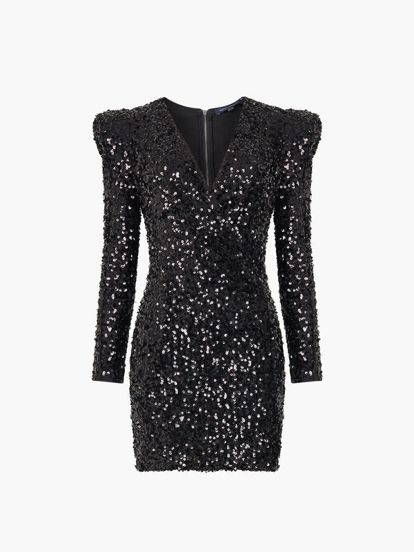 French Connection Samantha Sequin Mini Dress - TRM Clothing