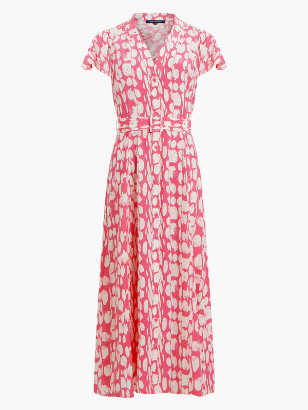 French Connection Islanna Crepe Printed Midi Dress