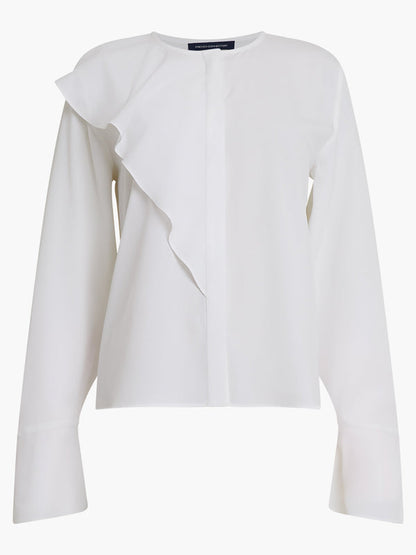 French Connection Asymmetric Frill Shirt