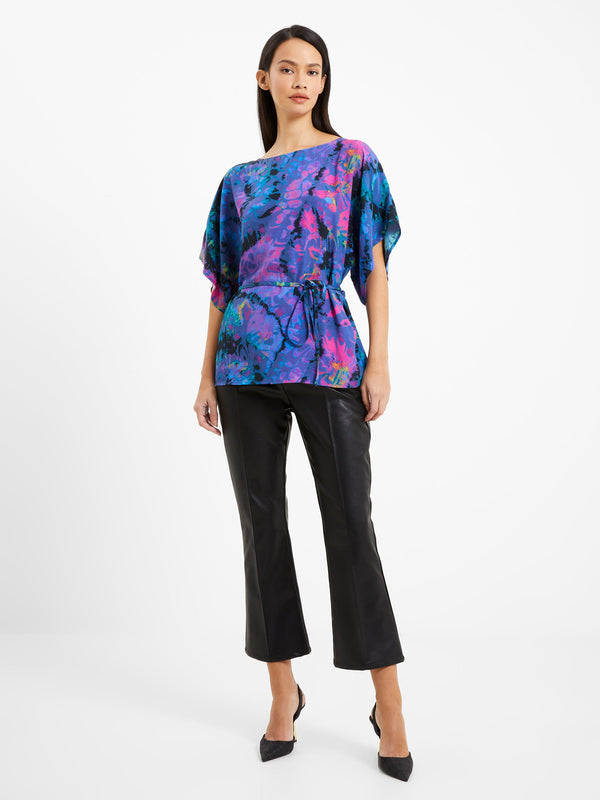 French Connection Gabriella Blue Depths Top