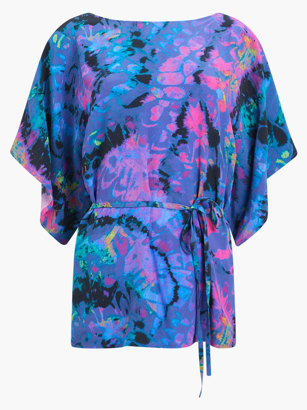 French Connection Gabriella Blue Depths Top
