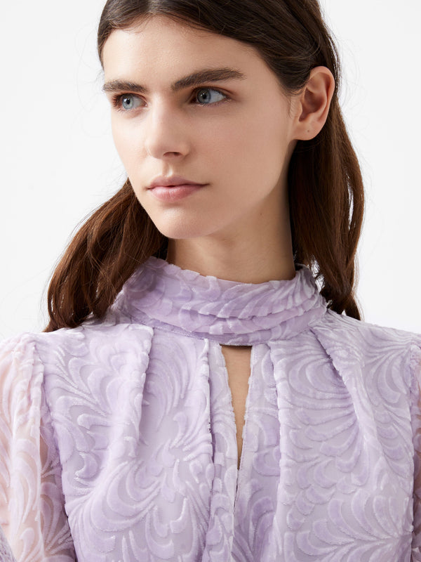 French Connection Dia Devore Top - Orchid Petal
