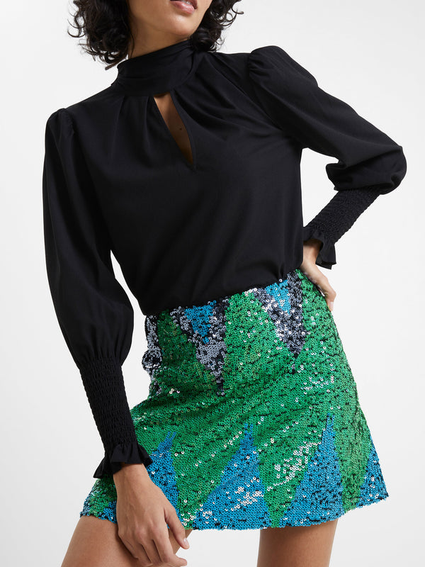 French Connection Emin Embellished Mini Skirt