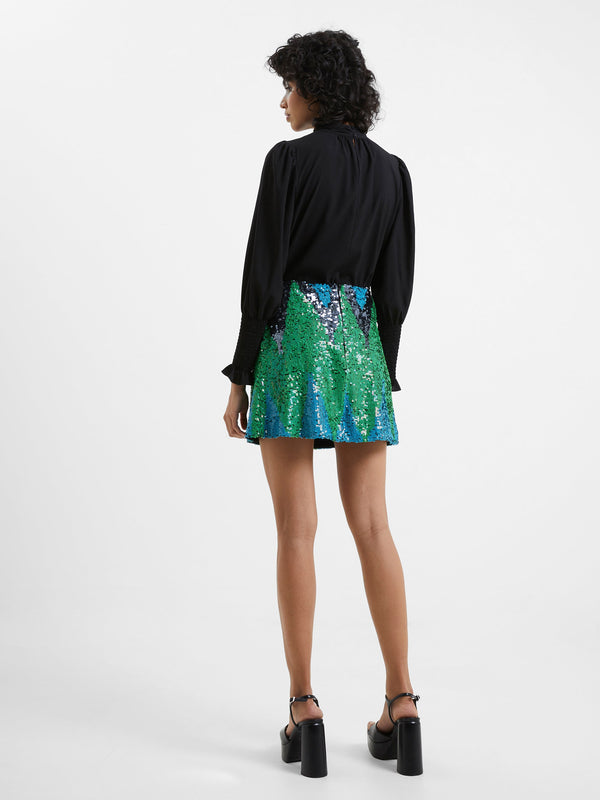 French Connection Emin Embellished Mini Skirt