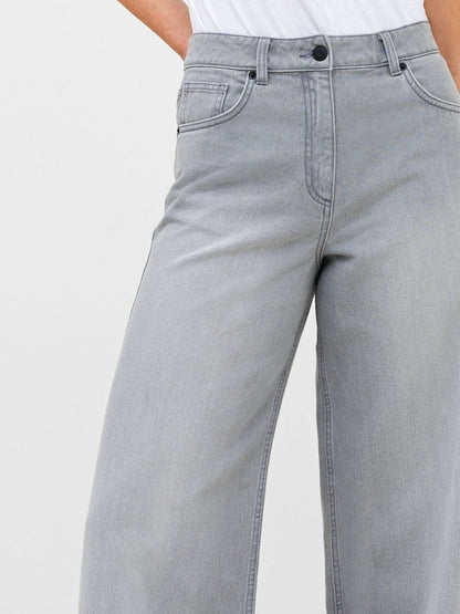 French Connection Denver Denim Relaxed Wide - Artic Grey