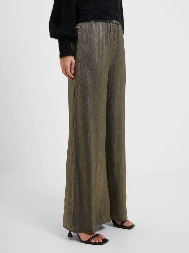 French Connection Dafne Shine Wide Leg Trousers