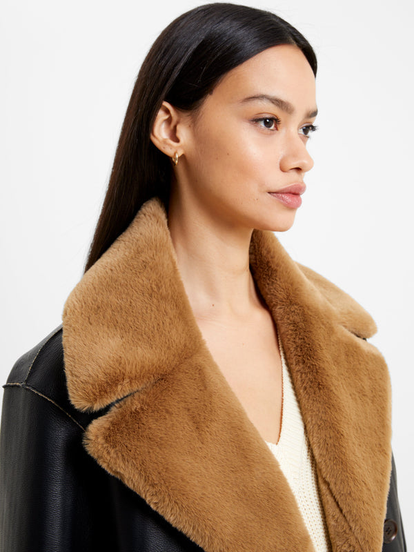 French Connection PU Faux Leather Jacket