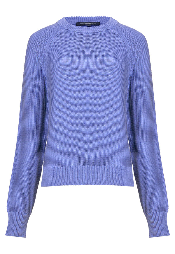 French Connection Lily Mozart Crew Neck Jumper - Baja Blue