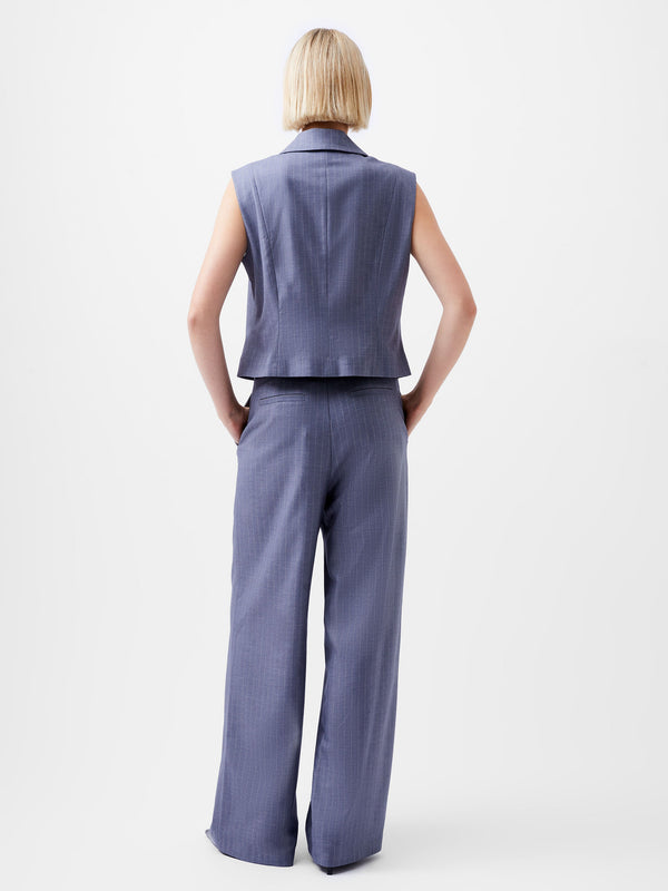 French Connection Fiorella Pin Stripe Waist Coat