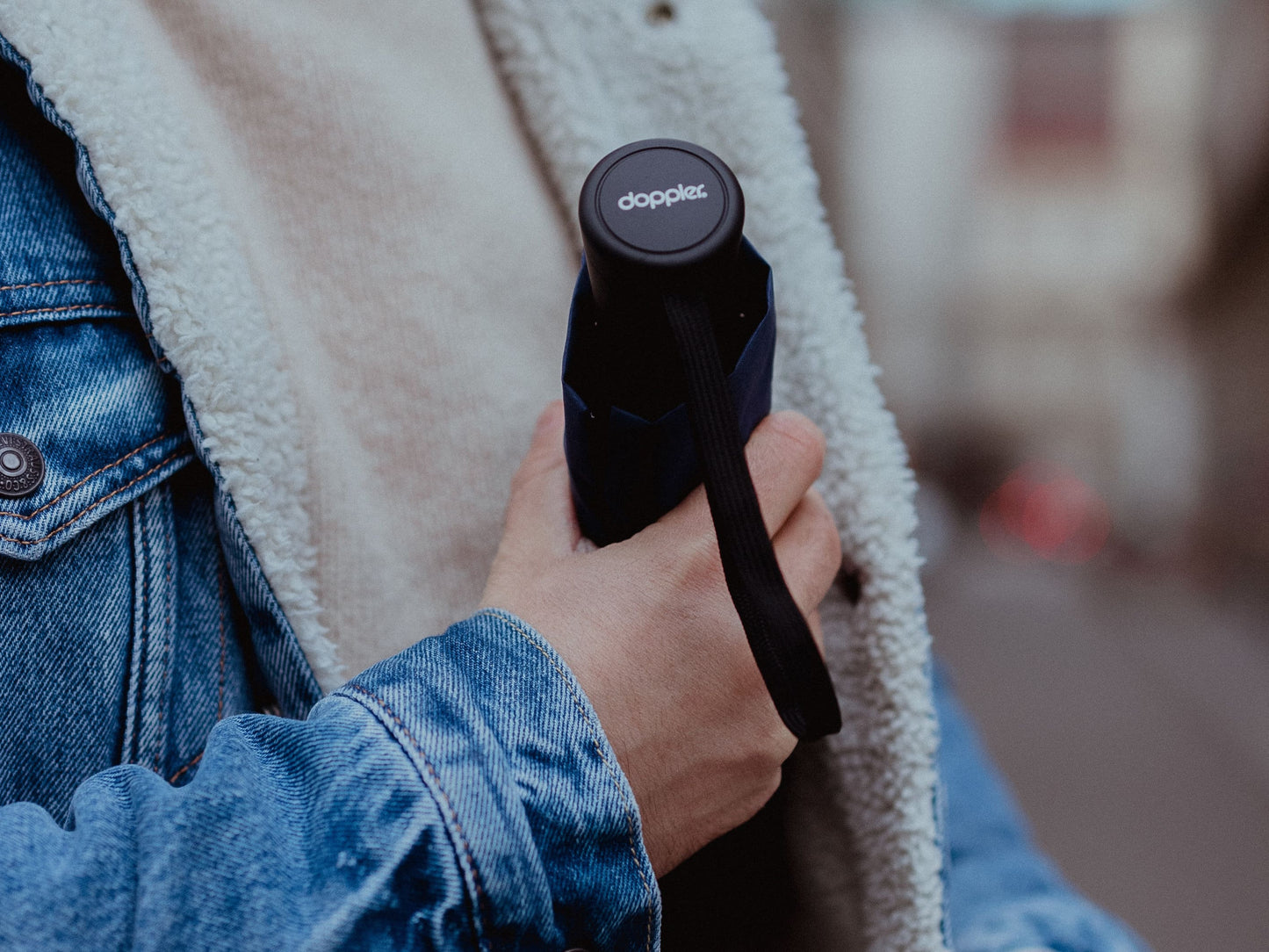 Doppler Fiber Magic SuperStrong Umbrella - Navy