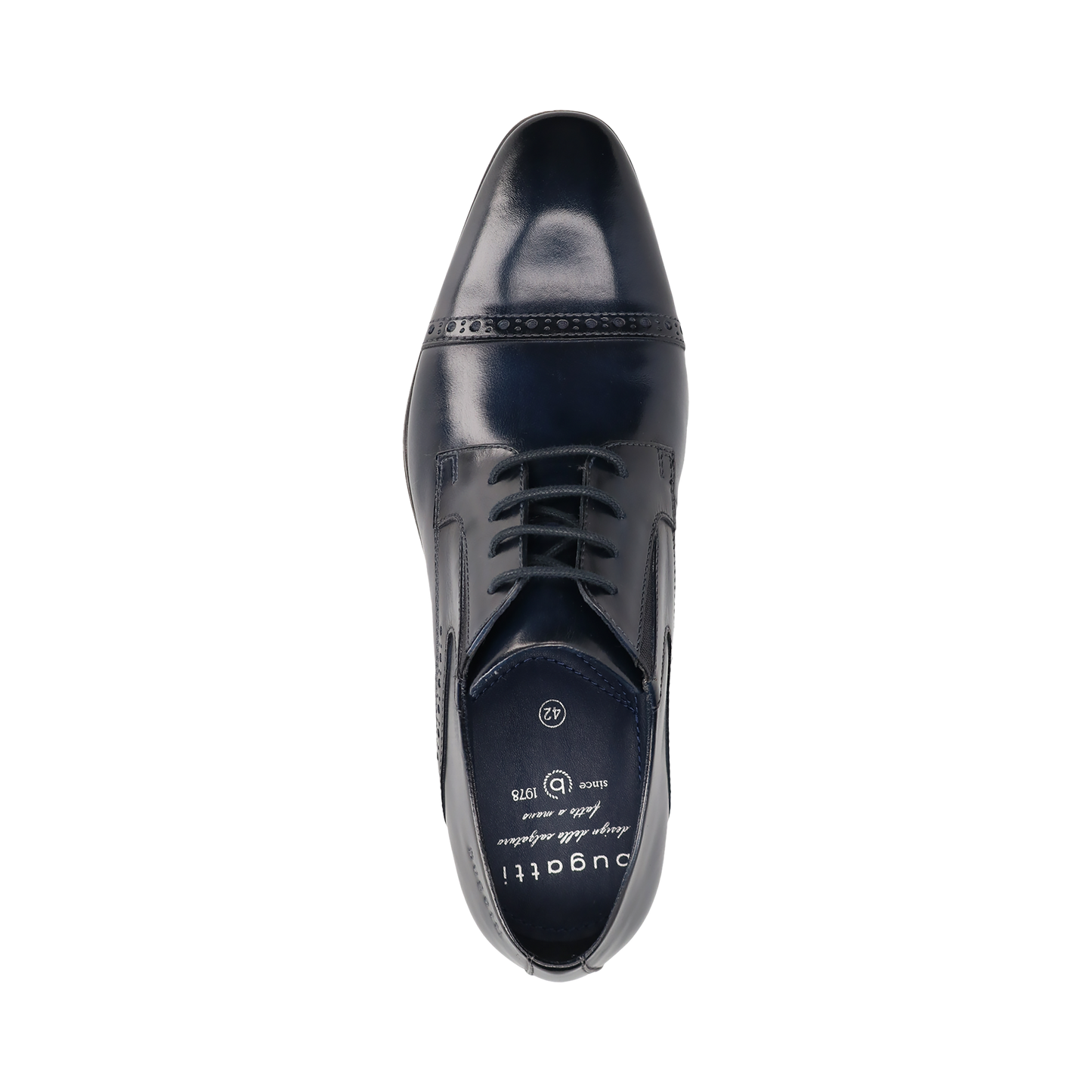 Bugatti Leather Business Shoe - Dark Blue