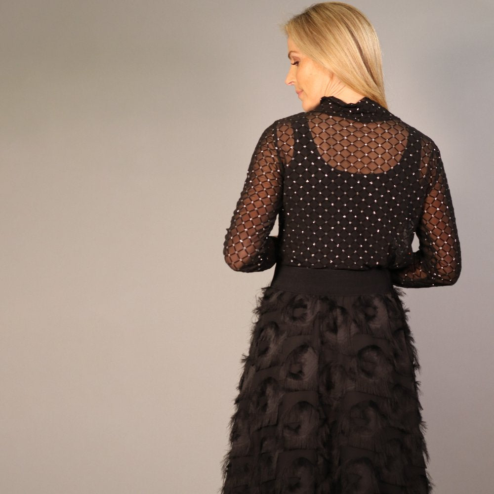 Deck Mesh Top - Diamante