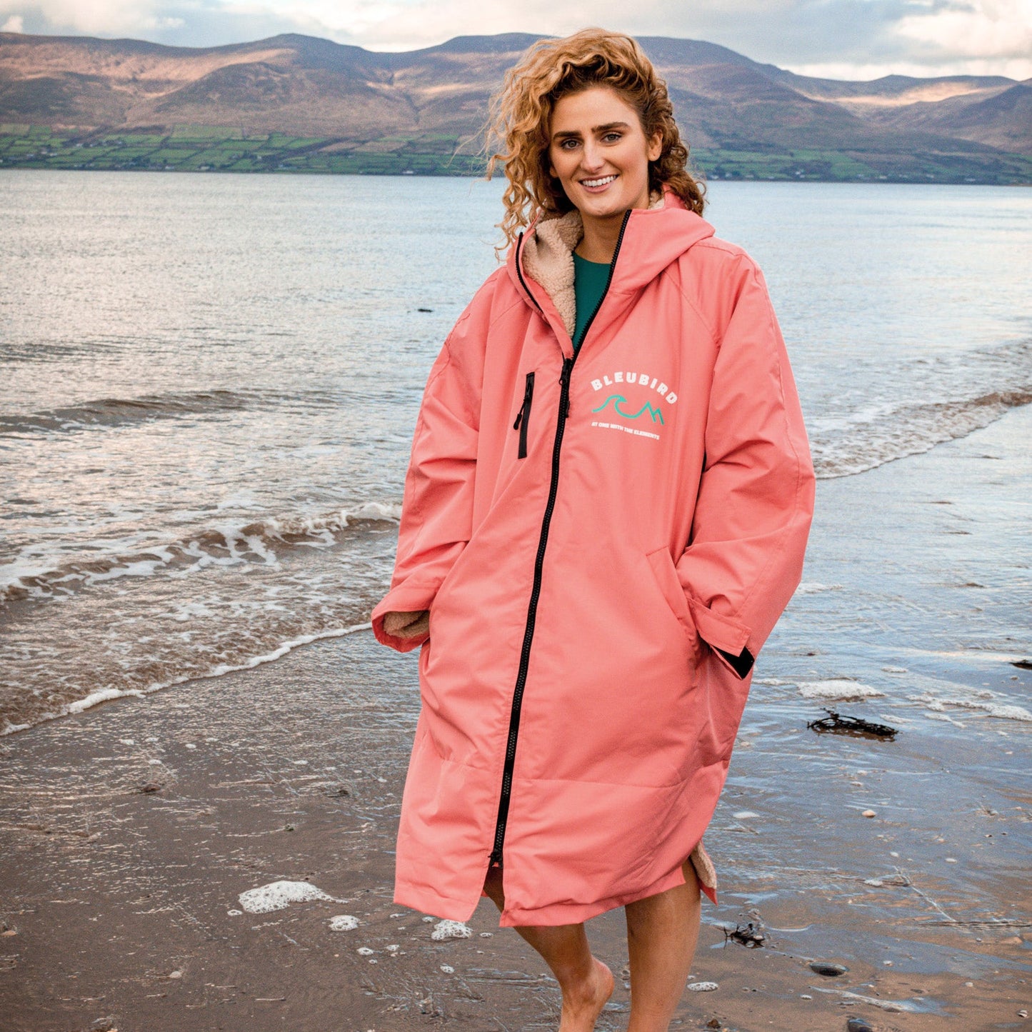 Bleubird Nordic Changing Robe - Coral