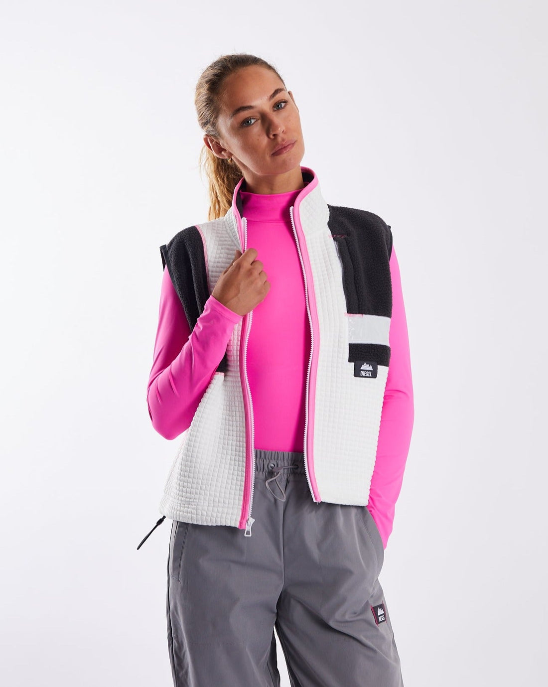 Diesel Aviana Zipper - Optic White