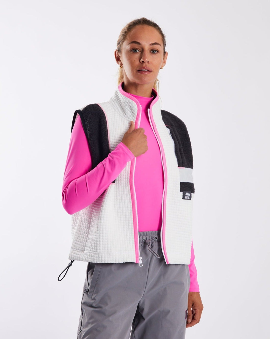 Diesel Aviana Zipper - Optic White