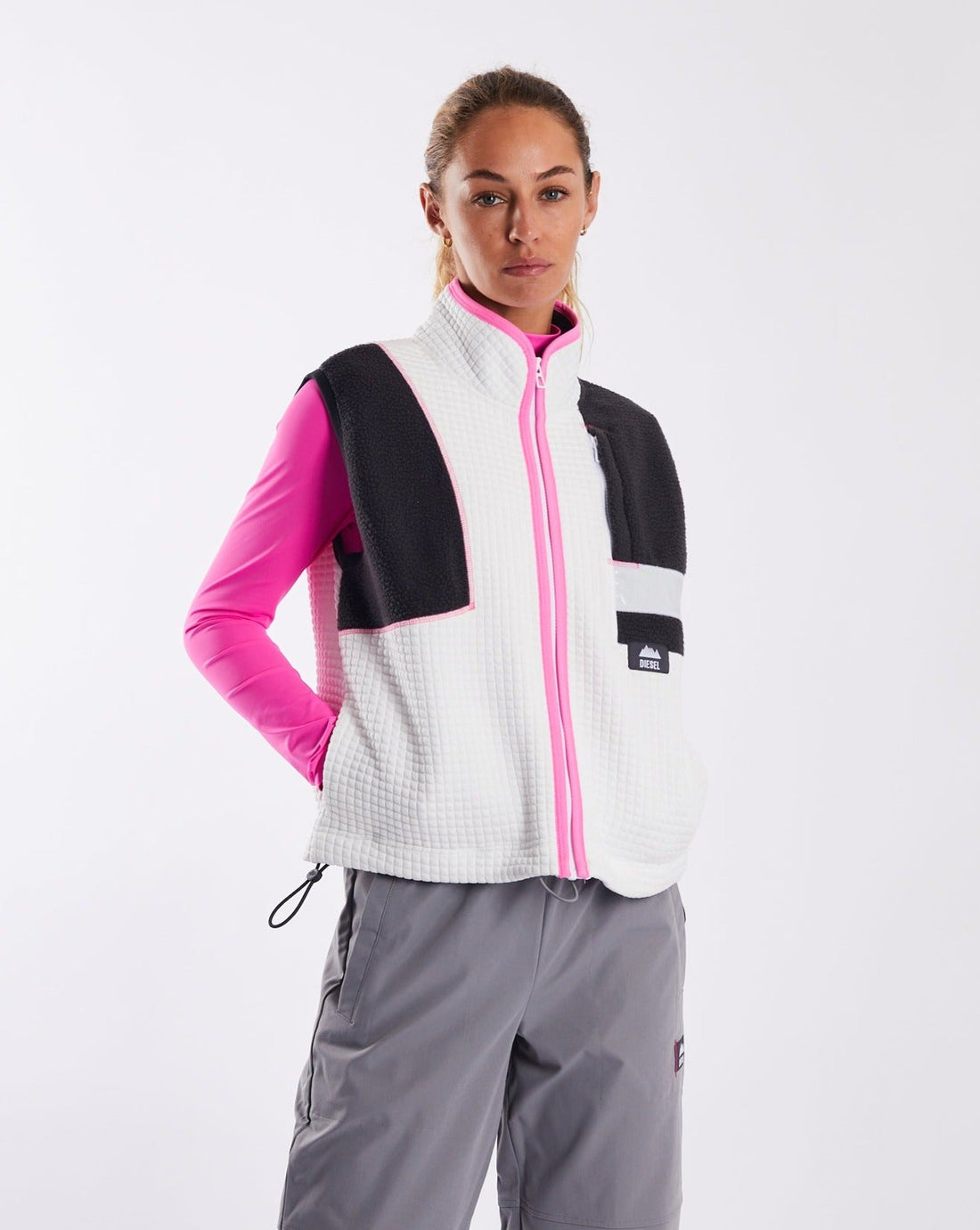 Diesel Aviana Zipper - Optic White