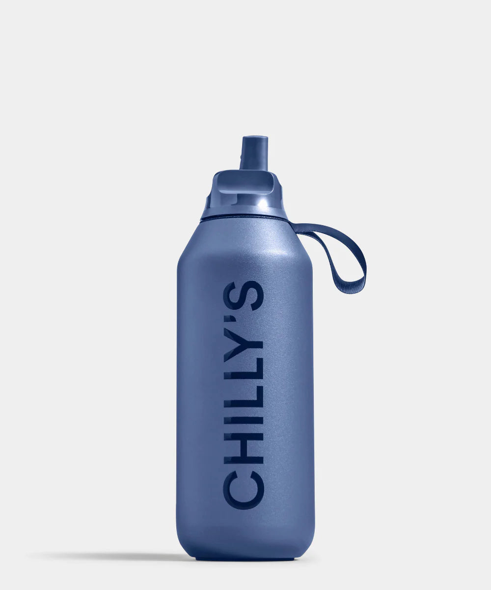 Chilly's S2 Flip 500ml Bottle - Whale Blue