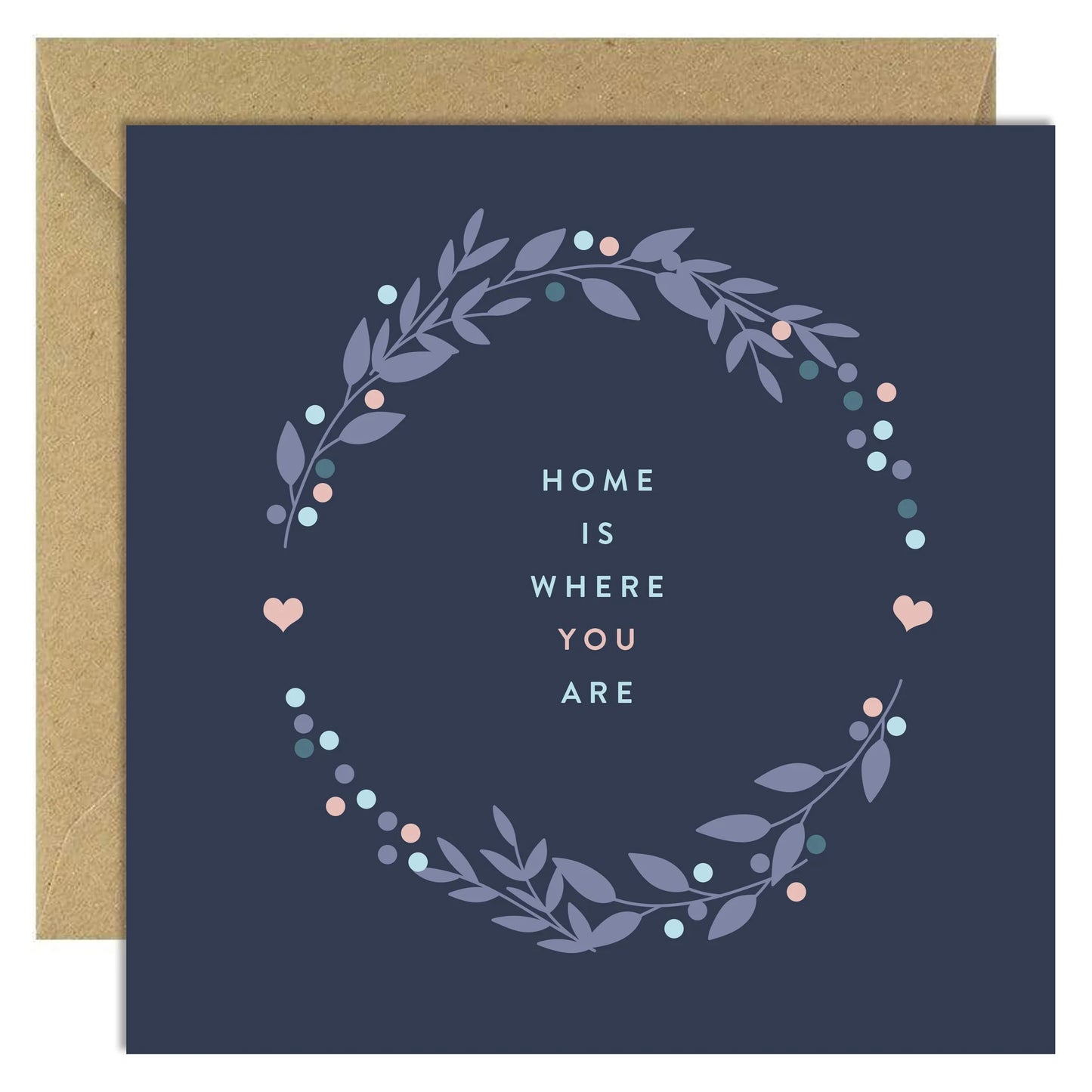 Bold Bunny Card - 'Home Is Where You Are'