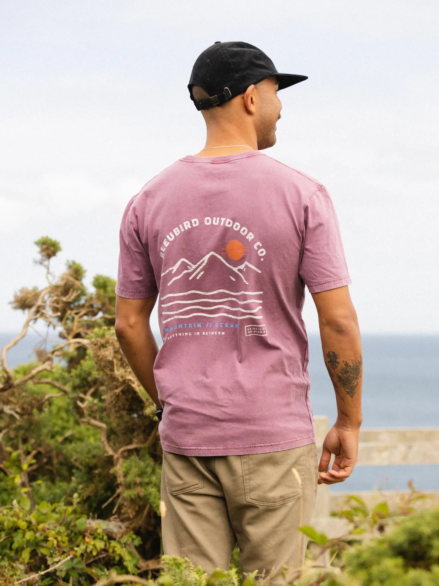 Bleubird Dawn Tee - Berry